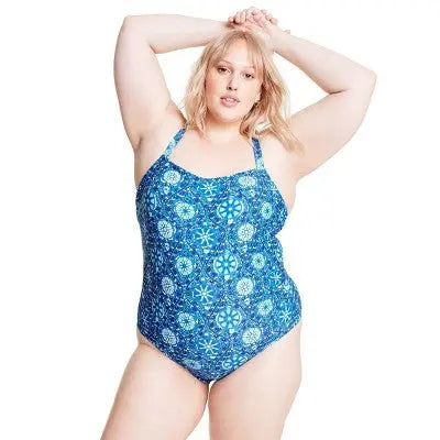 RHODE Women's Medium Coverage One Piece Swimsuit Swimwear