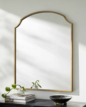 Catai Gold Mirror with Iron Base