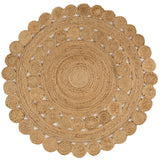 Bodhi Natural Jute hippie Circle Round Area Rug