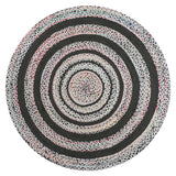 Abyss Braided Bohemian Coastal Round Jute Round Area Rug