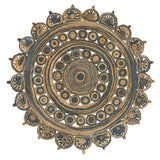 Flora Medallion Contemporary Bohemian Round Jute Round Area Rug