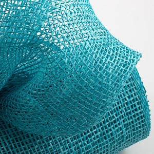 10" Poly Burlap Mesh Ribbon: Turquoise Blue
