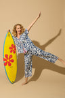 Cotton Jersey Midnight Garden Cropped PJ Set