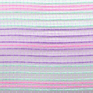 10.5" Mini Stripe Mesh Ribbon: Lavender (10 Yards)