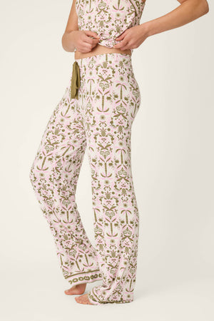Déjà Vu Dreams Tiki Time Open Leg Pants