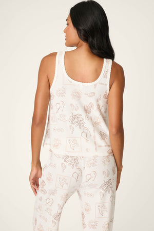 Palms Away Bistro Botanicals Tank Top