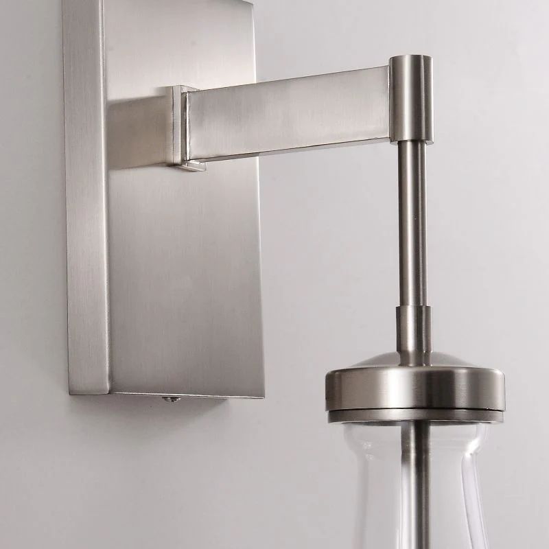 Raindrop Glass Wall Sconce E12 Dimmable 17.75" Modern Light Fixture