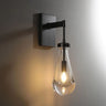 Raindrop Glass Wall Sconce E12 Dimmable 17.75" Modern Light Fixture