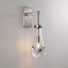Raindrop Glass Wall Sconce E12 Dimmable 17.75" Modern Light Fixture
