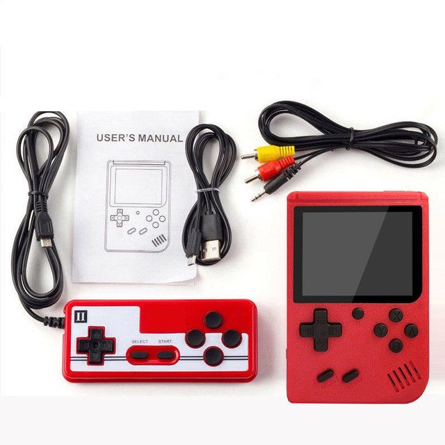 400-In-1 Handheld Game Console with 2 Player Controller & TV Connection