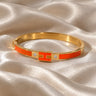 18k Gold Plated H Bracelet
