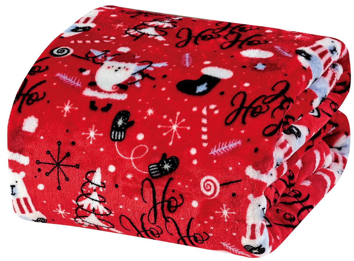 Decor&More Home Essentials Christmas Throw