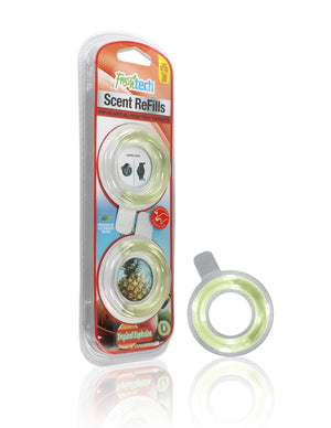 2-Pack FreshTech Dual USB Air Freshener with 6 Scent Refills