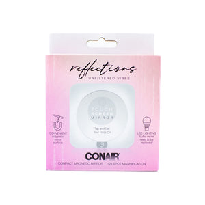Conair Reflections Unfiltered Vibes LED Compact Magnetic Mirror