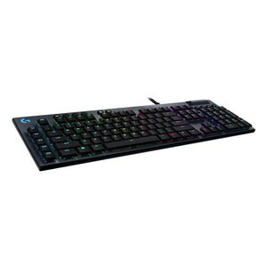 Refurbished - Logitech - G815 LIGHTSYNC Full-size Wired Gaming Keyboard - Carbon - 920-008984