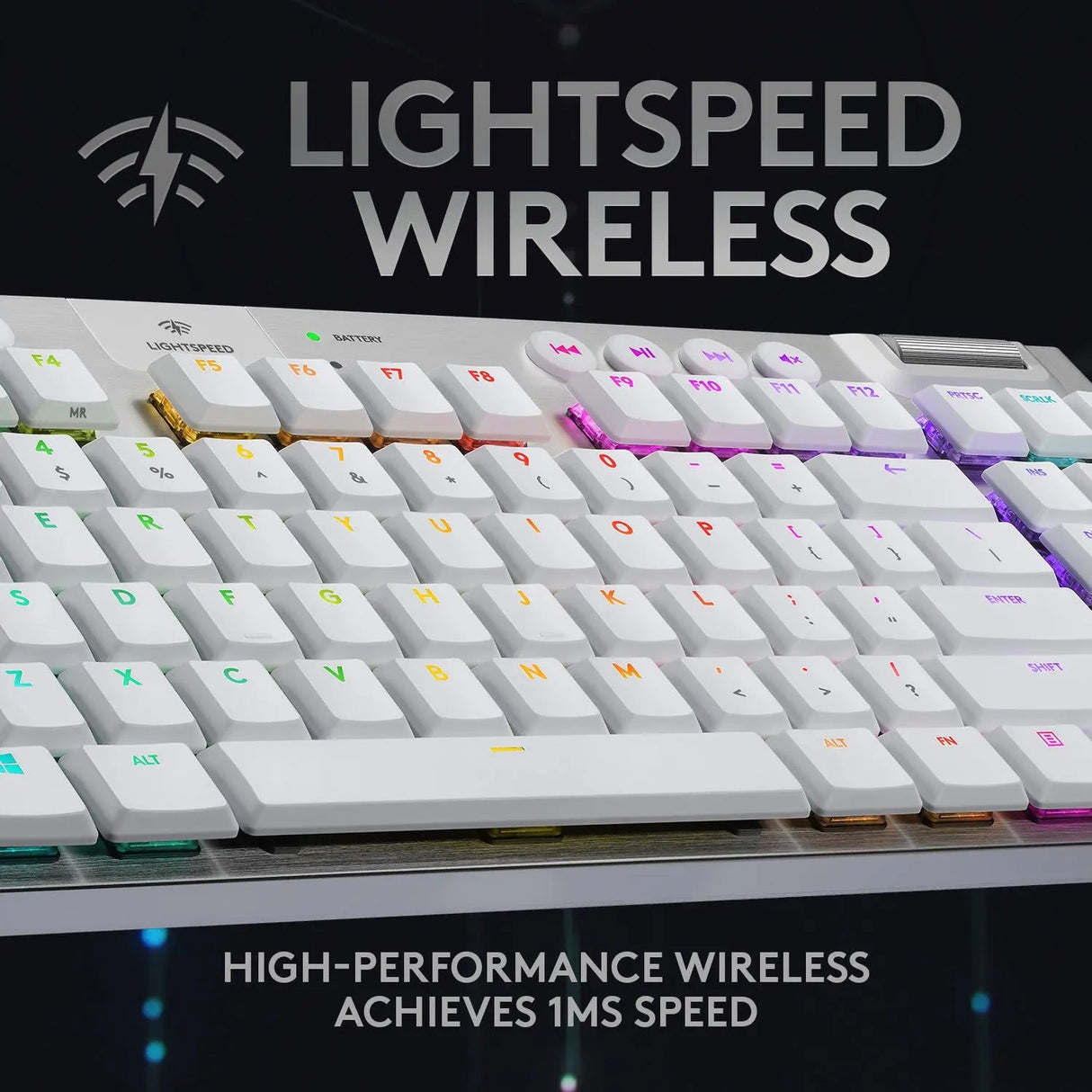 Refurbished - Logitech - G915 LIGHTSPEED TKL Wireless Mechanical GL Tactile Switch Gaming Keyboard