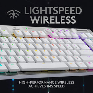 Refurbished - Logitech - G915 LIGHTSPEED TKL Wireless Mechanical GL Tactile Switch Gaming Keyboard