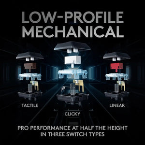 Refurbished - Logitech - G915 LIGHTSPEED TKL Wireless Mechanical GL Tactile Switch Gaming Keyboard