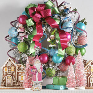11.75" Sprinkle Pink Santa