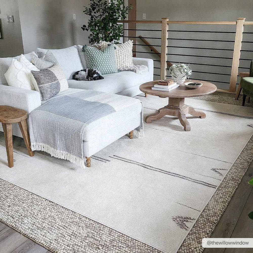 Rivin Beige Rug - Becki Owens x Livabliss