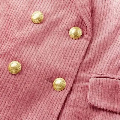 Rowing Blazers Women's Button Up Corduroy Jacket
