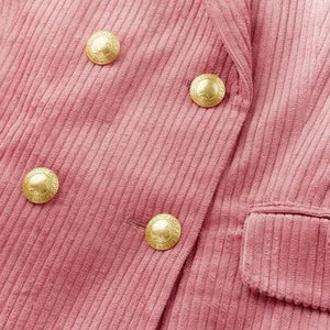 Rowing Blazers Women's Button Up Corduroy Jacket