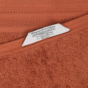 Honeycomb Textured Waffle Border Cotton Bath Towels, Set of 4 - Bath Towel by Superior Brand