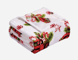 Cozy Festive Holiday Throw Blanket 50" x 60"