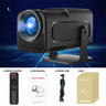 2025 4K Android 11 Projector 1080P 390ANSI Dual WiFi6 BT5.0 Portable Cinema