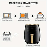 6L Digital Air Fryer Large Capacity Touch Control Non Stick Energy Saving