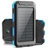 Gaiaray 30000mAh Solar Power Bank Dual USB Waterproof LED Outdoor Travel Charger