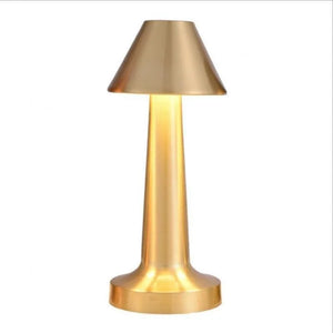 Metal Touch Table Lamp LED Rechargeable Night Light for Bar Coffee Table Decor