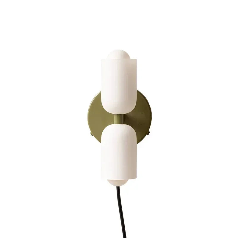 Modern Glass Wall Sconce LED Light for Bedroom Bathroom Bedside Hotel Decor