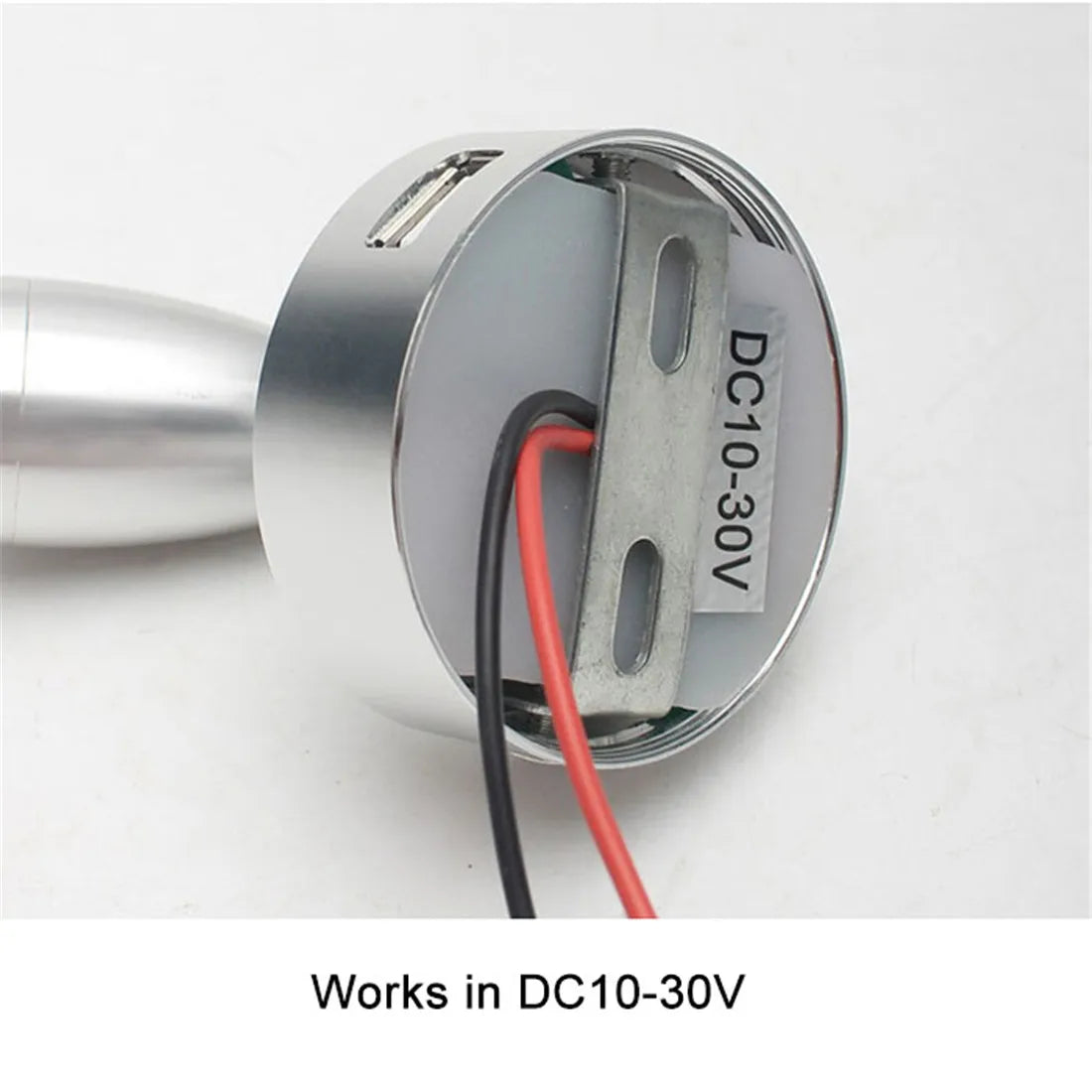 LED RV Reading Light 12V/24V with USB Port – Camper, Boat, Trailer Interior Lamp