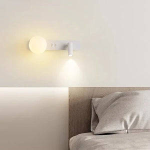 Minimalist LED Wall Sconce Italian Style Bedroom Bedside Living Room Light