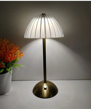 Rechargeable LED Table Lamp – Touch Dimmable Wireless Light for Bedroom & Desk