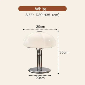 Nordic Pumpkin LED Desk Lamp Bauhaus Retro Bedroom Bedside Living Room Light