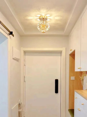 Modern K9 Crystal Bedside Wall Lamp Luxury Small Chandelier Ceiling Light Decor