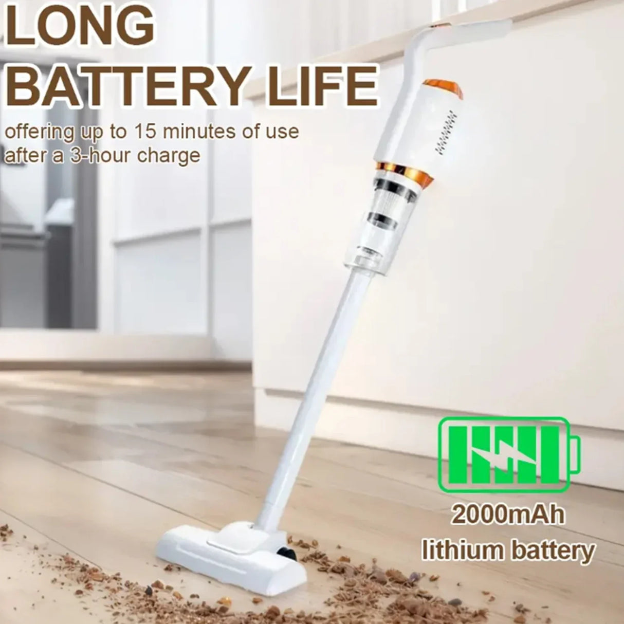 8500Pa Cordless Car Vacuum Cleaner Wireless Handheld Wet Dry