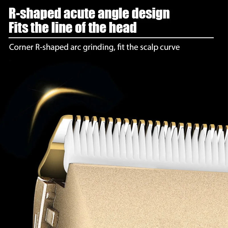 Electric Hair Trimmer for Men – Rechargeable Hair Clipper Professional Shaver