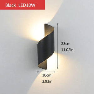 IP65 LED Outdoor Wall Light – 10W Waterproof Up Down Sconce for Home & Porch