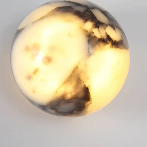 Marble Ball Wall Lamp LED Natural Stone Sconce for Bedroom Living Room Hallway