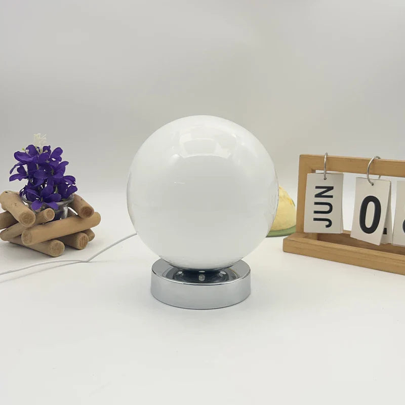 Vintage Round Table Lamp USB Charging Night Light Bedside Bedroom Atmosphere Lamp
