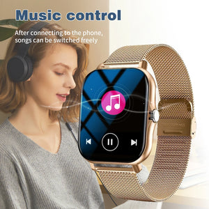 Sports Smart Watch Bluetooth Call Fitness Tracker Message Notifications for iOS Android