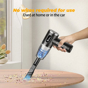 Wireless Handheld Vacuum Cleaner Powerful Portable for Sofa Carpet Debris