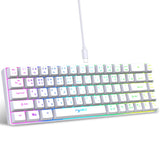 68-Key Gaming Keyboard USB Wired with RGB Backlight