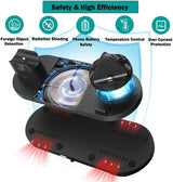 6-in-1 Wireless Charging Station Fast Charger Dock for iPhone 15 14 13 Pro Max