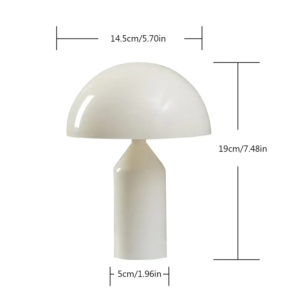 Mushroom Touch LED Table Lamp Dimmable Night Light Bedside Desk Party Home Decor