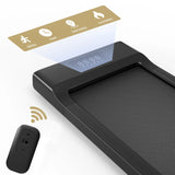 39.4in Under Desk Walking Pad Treadmill 2.5HP Portable Home Remote LED Screen