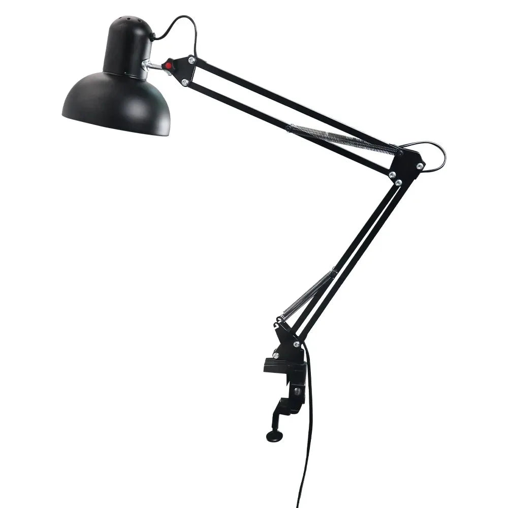 LED Desk Lamp with Clamp Adjustable Study Light for Computer Desk Nail Table